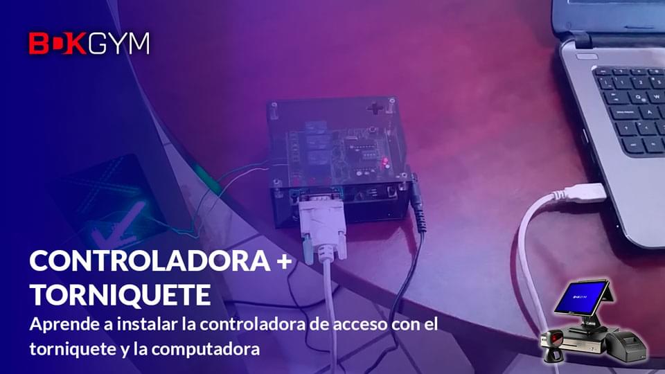 Controladora con torniquetes